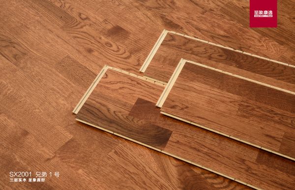 这是一款有艺术颜值担当的木地板：圣象三拼花