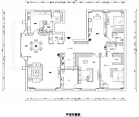 130平的新中式风设计，玄关就很惊艳，客厅太点题了