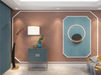 天然居艾草健康植物漆|这样的背景墙，真的很美