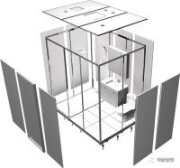 华耐智装SMC系列整体卫浴|“刚柔并济”之力，漫溢生活质感