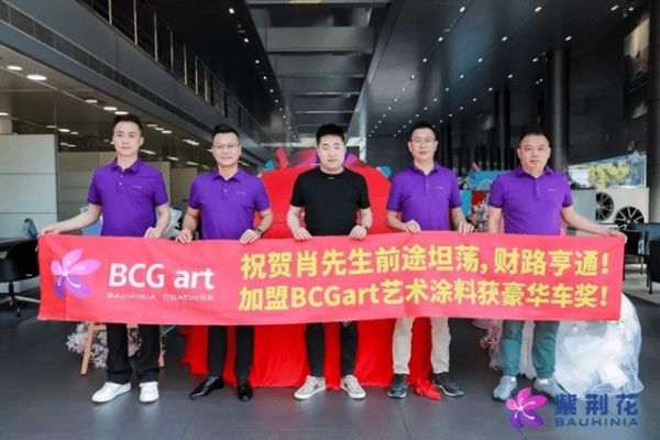 紫荆花新材料集团旗下BCG art艺术涂料荣登2024年度品牌影响力TOP10榜单