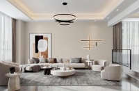 天洋墙布现代简约风150㎡大平层，无法拒绝的温馨之家