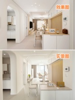 全友家居实拍丨93㎡奶油风，落地实景图也太还原了吧！