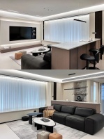 全友家居实拍丨102㎡现代风，装出大平层既视感！