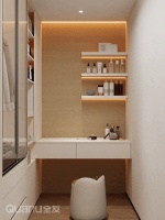 全友干货丨精致女孩的刚需！小户型美妆间设计，绝了！