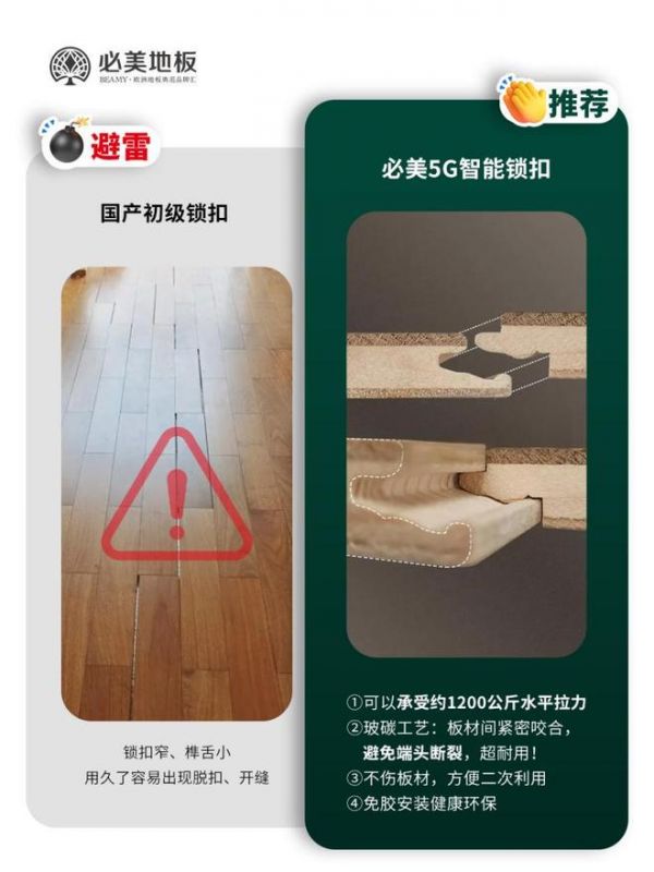 必美地板|穷装警报！钱包再瘪，也别让劣质地板毁房！