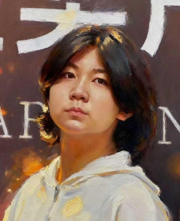 14岁的中国少年Gary宫浩展,于威尼斯比萨尼宫的个人独立艺术展厅成功举办