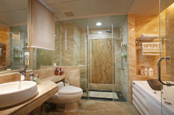 卫生间像这样做干湿分离，能让你省下大把的清洁时间！