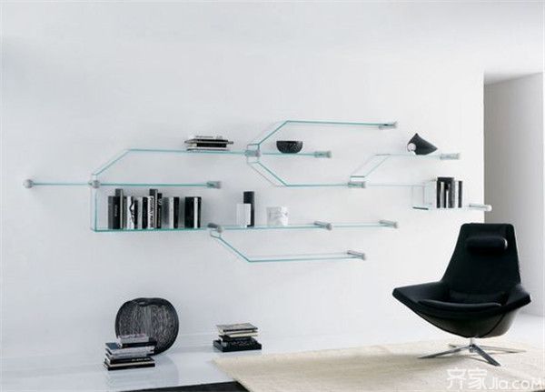 Transistor glass shelves