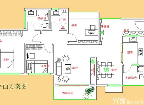 套内阳台建筑面积示例图