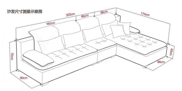 沙发尺寸示例1