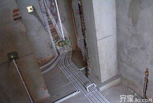 电线线路开槽示意图