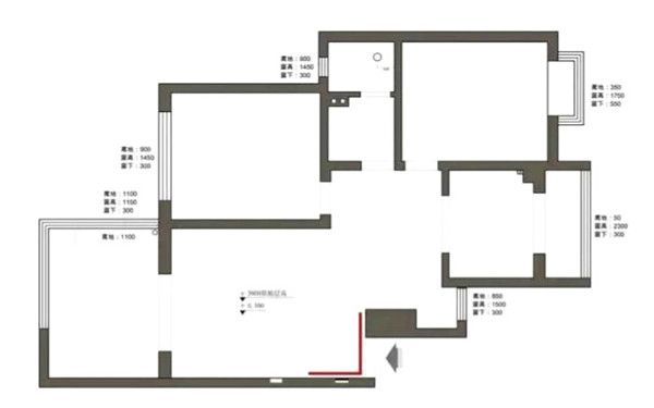 L型入户玄关隔断示例