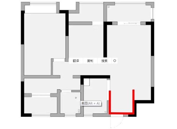 过道型入户玄关隔断示例