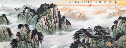 黄山山水画