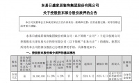 东易日盛控股股东东易天正质押1800万股，占总股本4.29%，用于自身资金需求