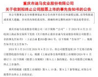 迪马股份锁定面值退市：多元化自救无效，经营压力凸显