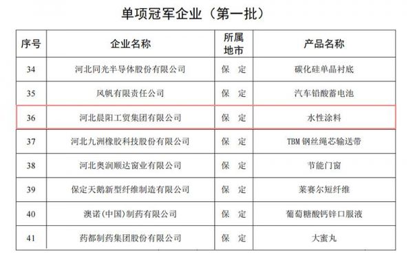 河北省制造业单项冠军企业复审