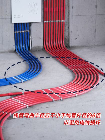 线管铺设示意图