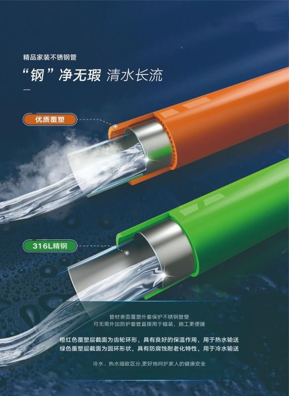 联塑不锈钢管内部构造
