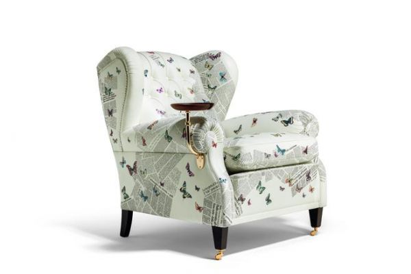 Fornasetti x Poltrona Frau 2025年特别款1919扶手椅