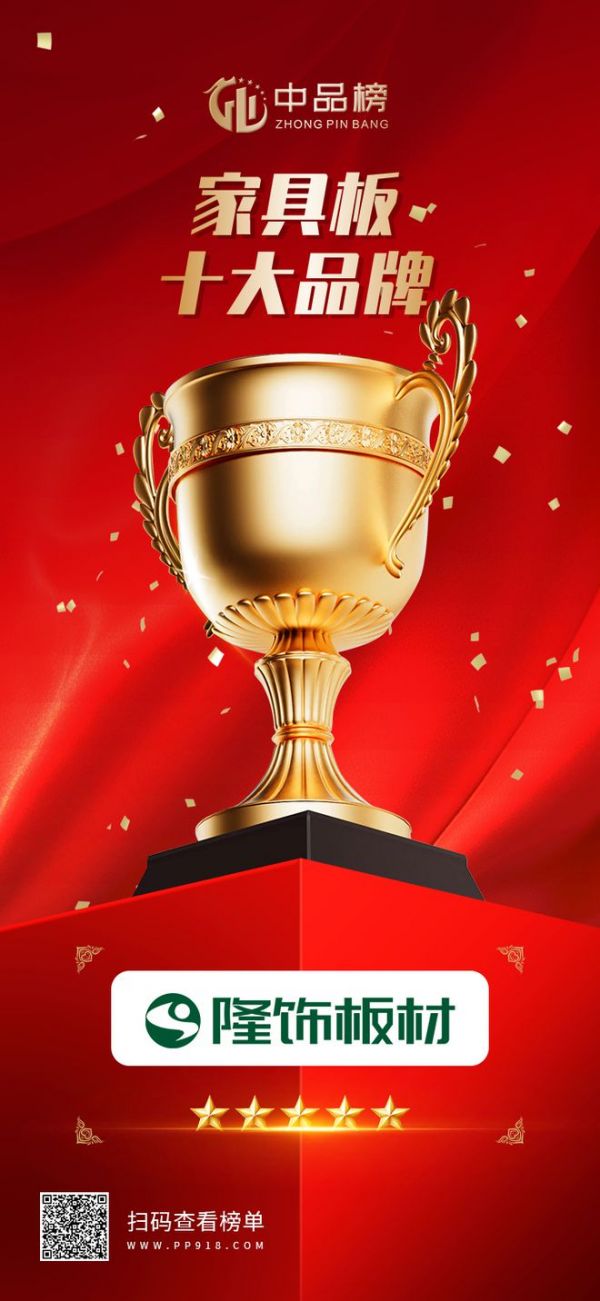 隆饰板材获奖照片