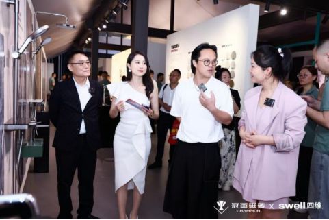 冠军磁砖展览细节图片
