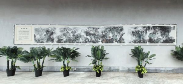 冠珠艺术岩板画《问道武当》