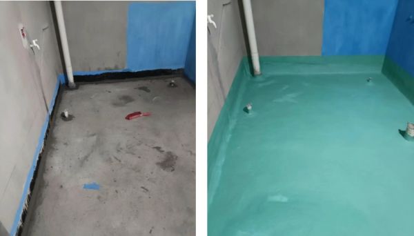 防水层重做后的效果