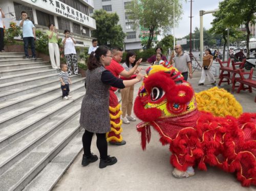 Lion Dance Team at New XY Opening Ceremony