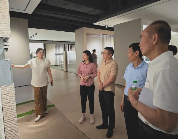 专家评审团考察新明珠绿材