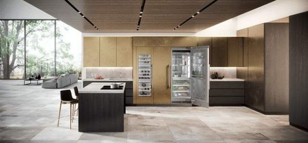 Liebherr Monolith Series refrigerator and wine cooler