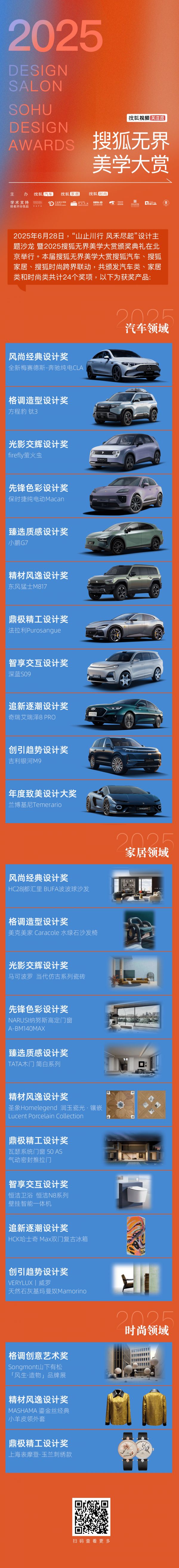 获奖家居品牌展示