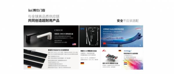 博仕门窗产品细节