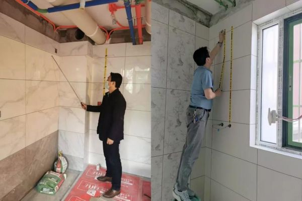 张敏在挑选材料