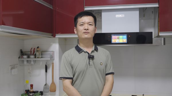 无锡毕先生家的樱花燃气热水器