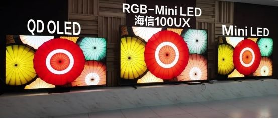 海信RGB-Mini LED电视UX色域展示