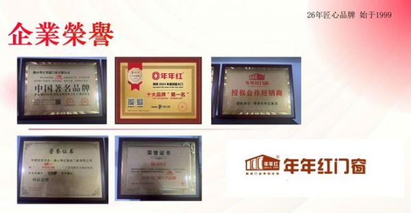 年年红门窗设计美学