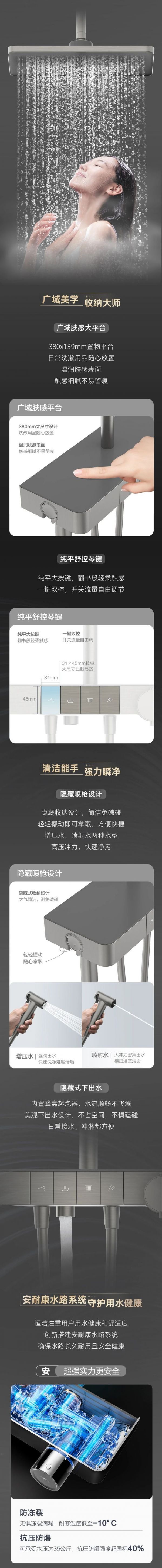 Innovative shower design