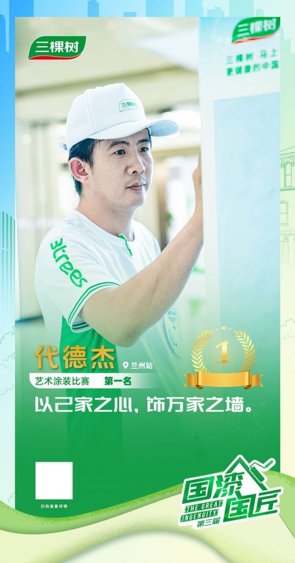 代德杰获得艺术涂装赛道金牌