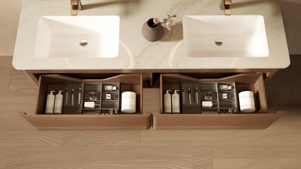 Double Drawer Design in Anhua Muxi Series