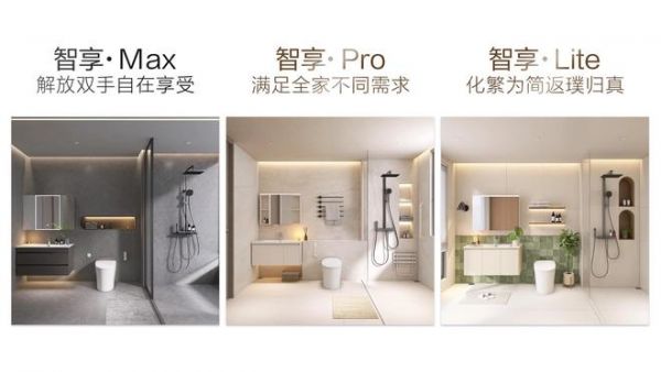 恒洁智享系列卫浴空间解决方案