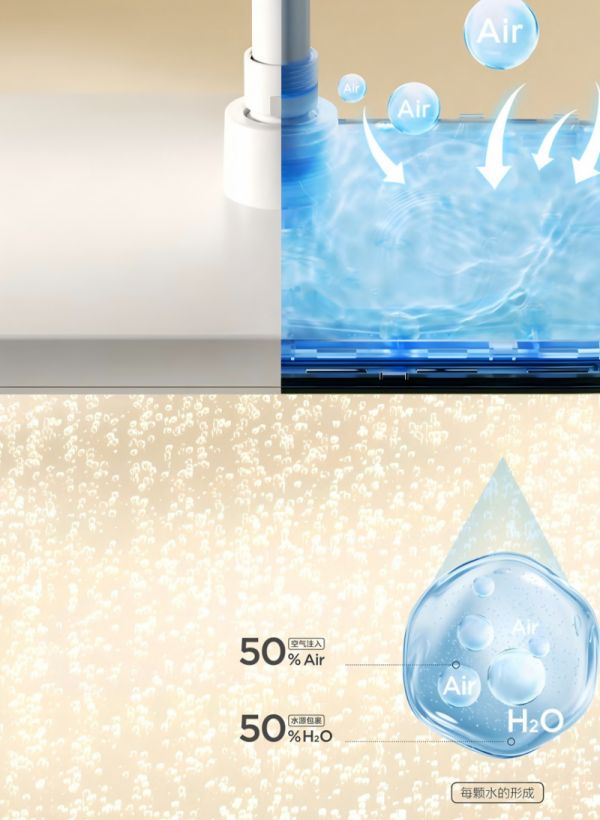 Square Mega-Mist Ceiling Shower