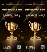 天格实木地板：行业标杆，双项“十大品牌”荣耀！