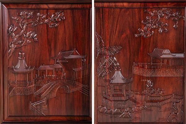 Suzhou Garden-Inspired Bookcase
