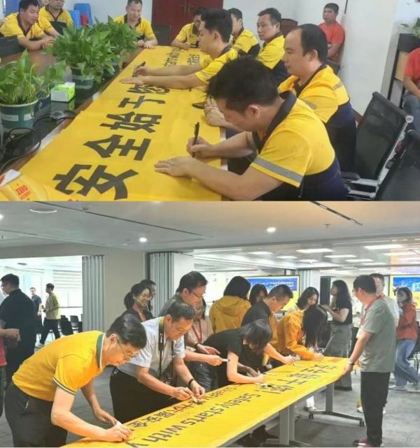 Safety Pledge at Sikafloor BFM China Safety Day Event
