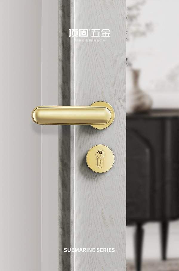 Toplock Submarine Door Locks in Gun Grey + Black Crystal