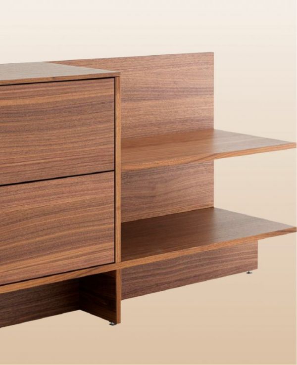 Material Finishes of Scene Storage Cabinet Series
