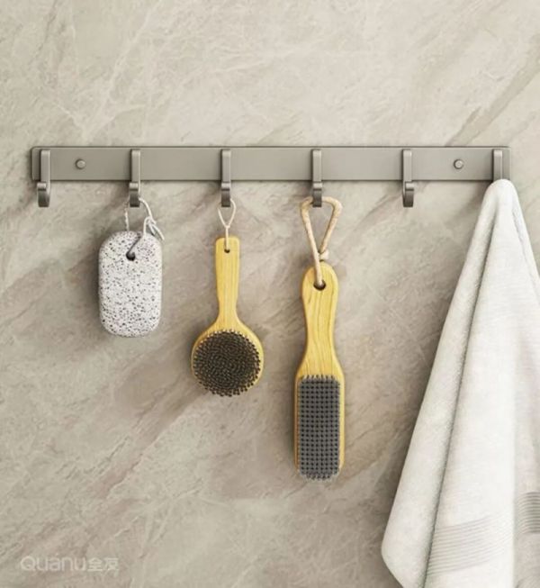 Adhesive hooks for storage