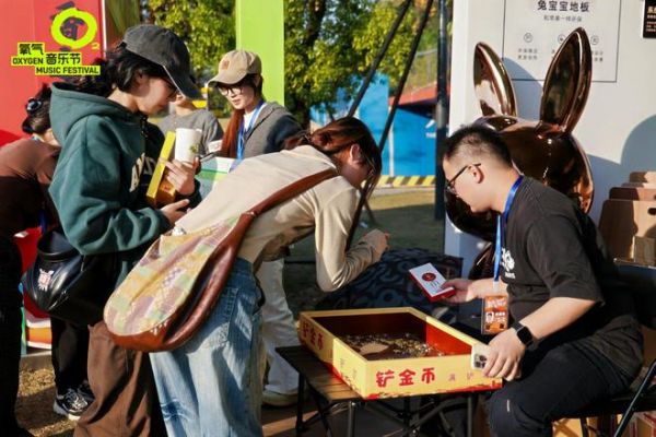 兔宝宝与氧气音乐节现场